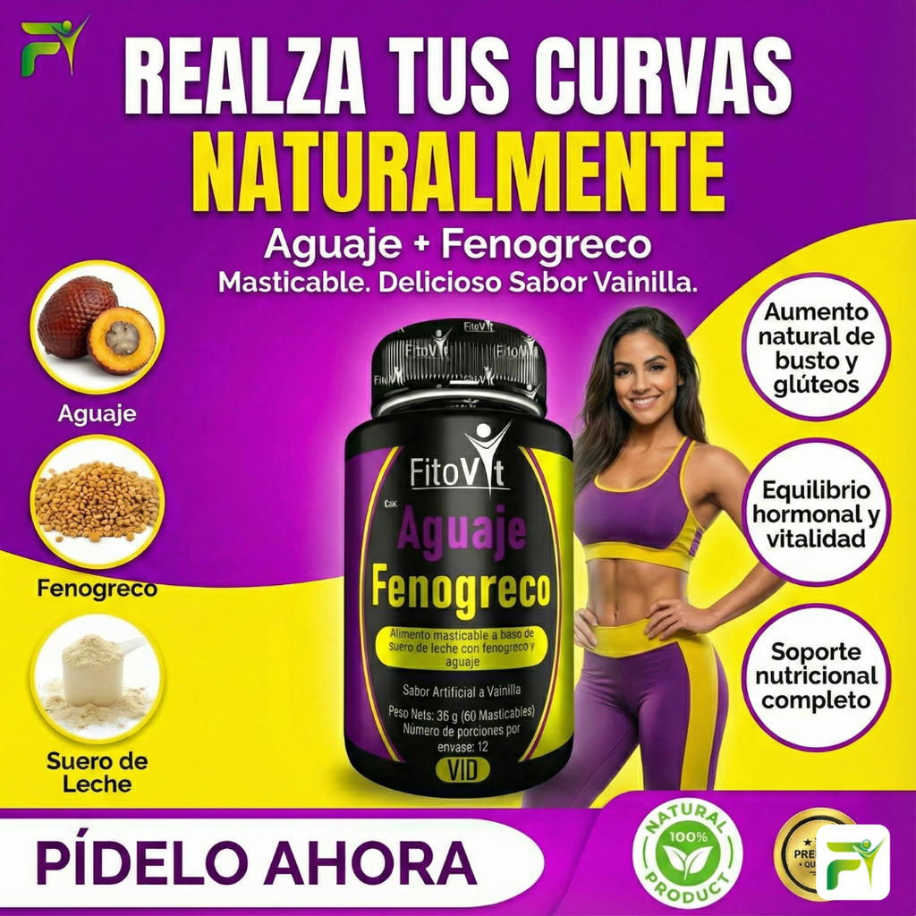Aguaje y Fenogreco x60 pastillas FitoVit